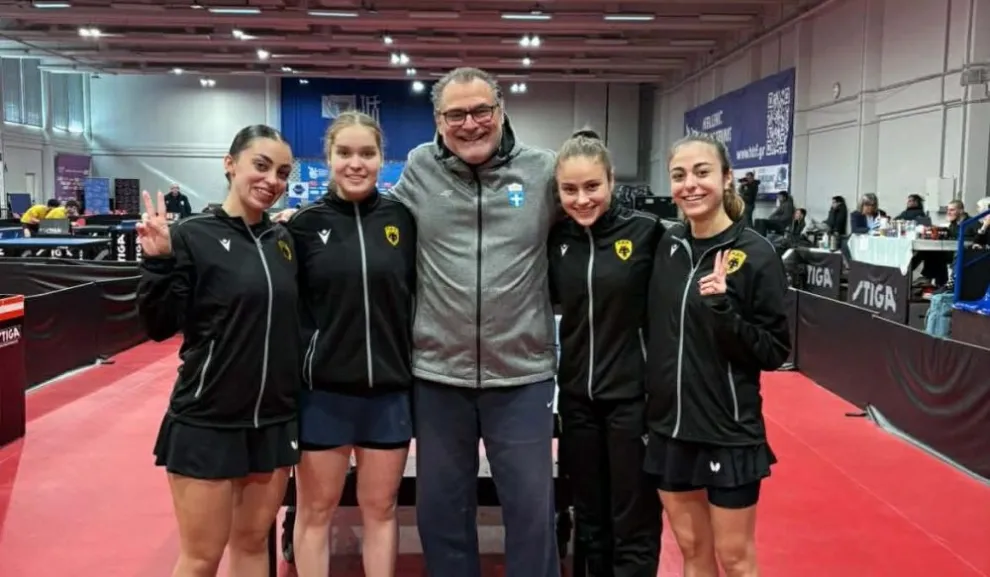 Έκανε το 6/6 η γυναικεία ομάδα πινγκ πονγκ!